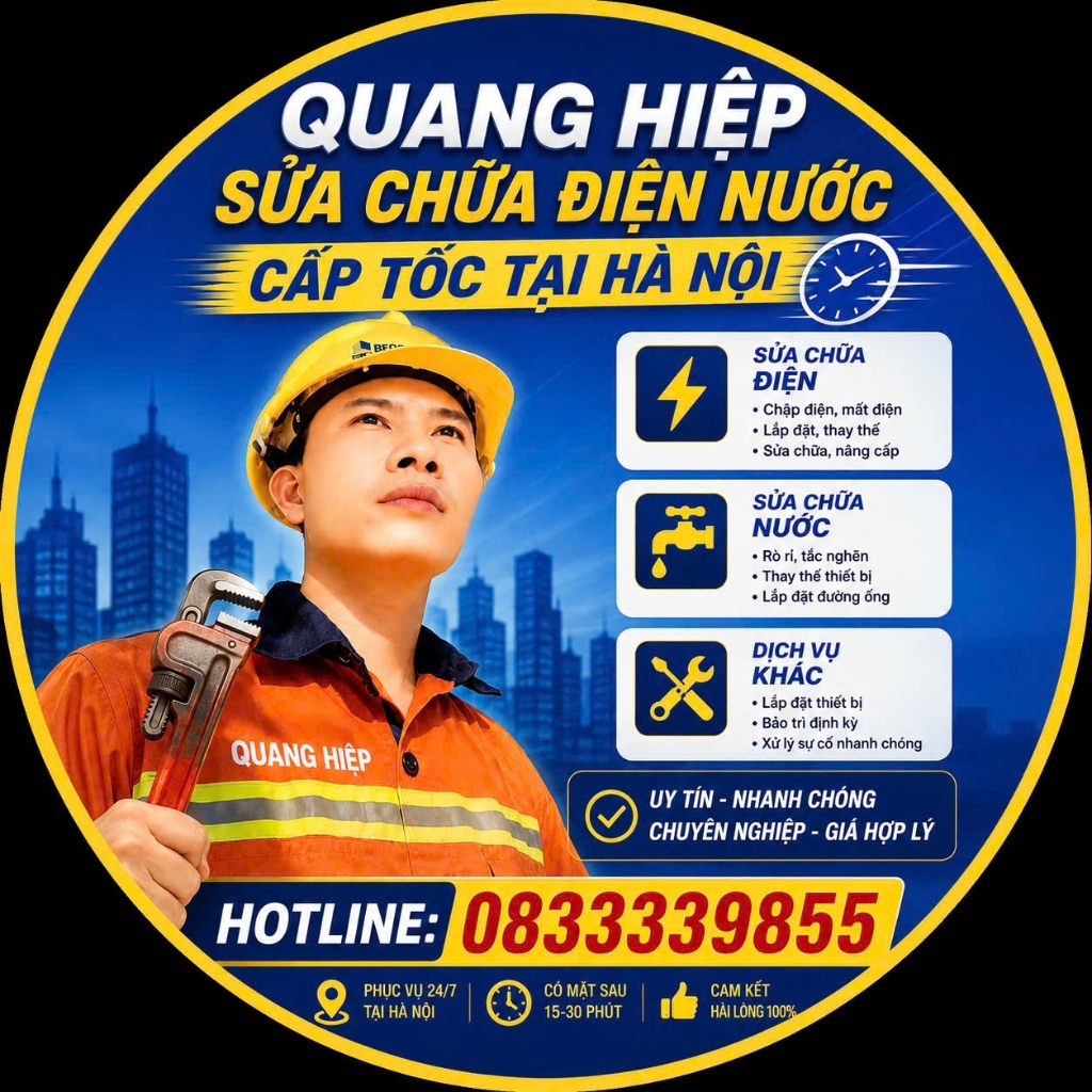 HẠO THIÊN Sửa Chữa Điện Nước Hà Nội
